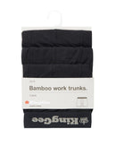 Bamboo Work Trunk 3 Pack - Black