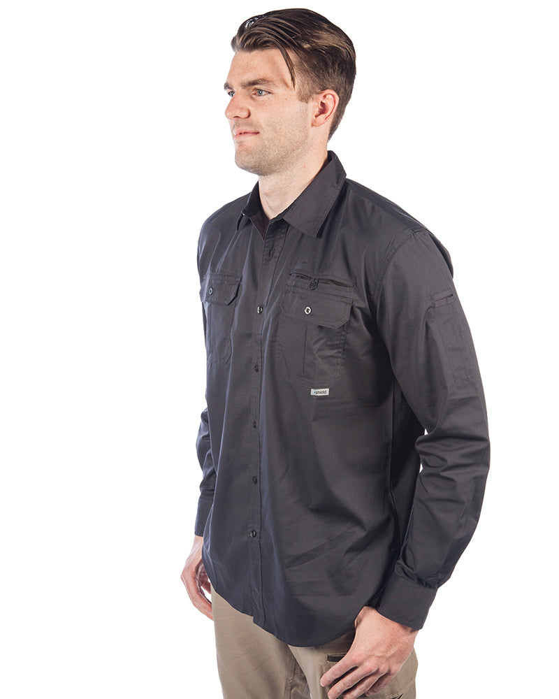 Sitemaster LS Shirt - Charcoal