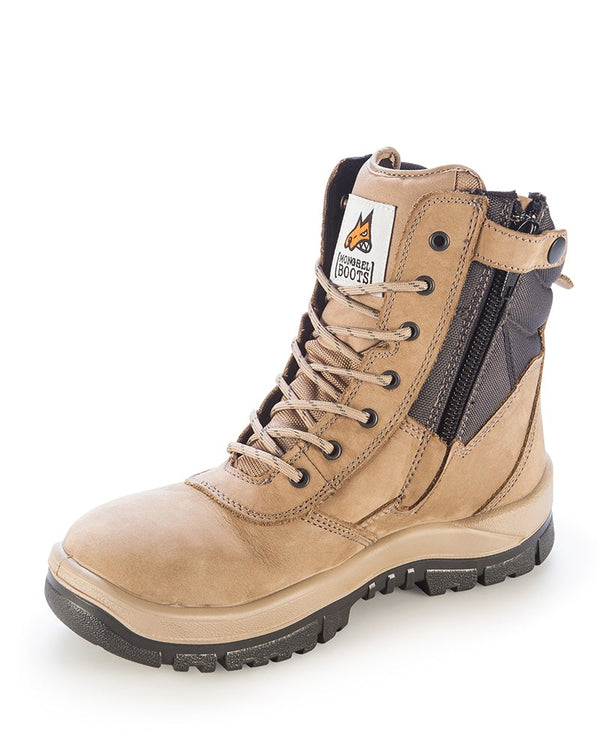 251 High Leg Zipsider Boot - Stone