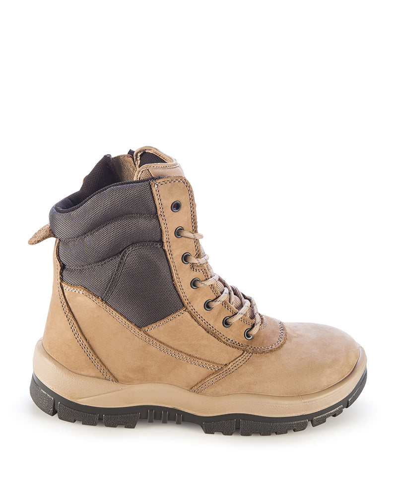 251 High Leg Zipsider Boot - Stone