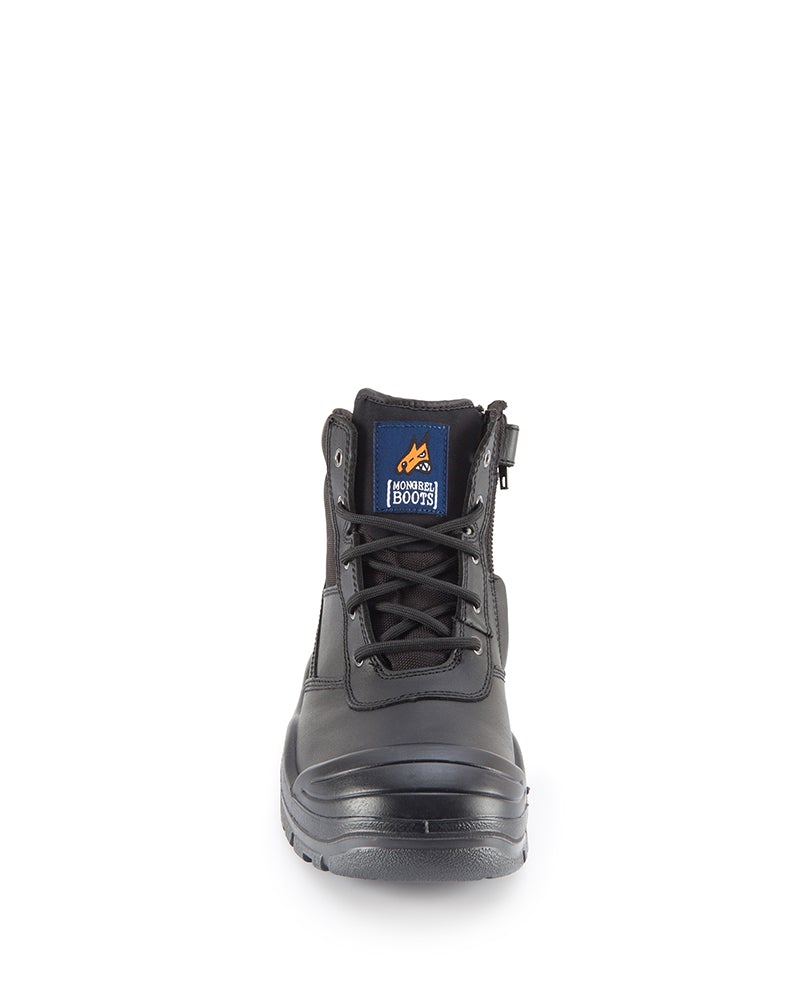 461 Zipsider Safety Boot with scuff cap - Black