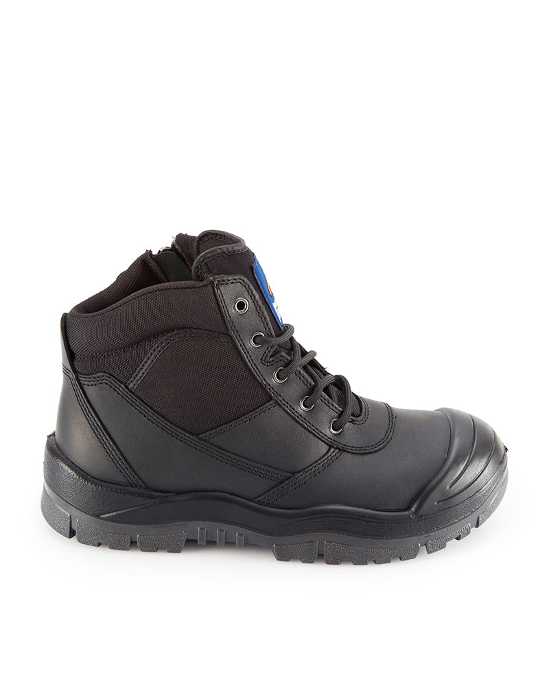 461 Zipsider Safety Boot with scuff cap - Black