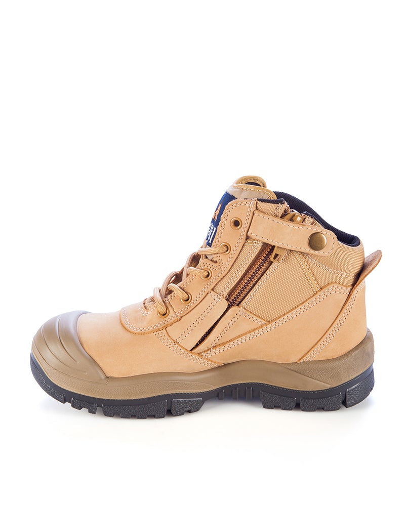 461 Zipsider Safety Boot with scuff cap - Wheat