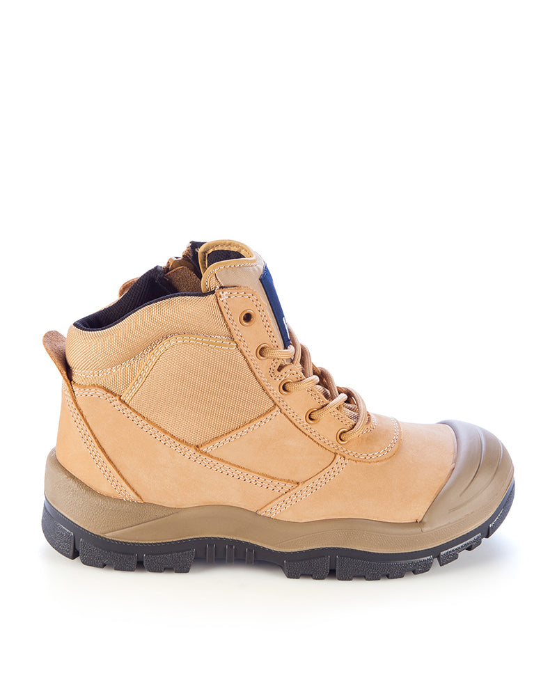 461 Zipsider Safety Boot with scuff cap - Wheat