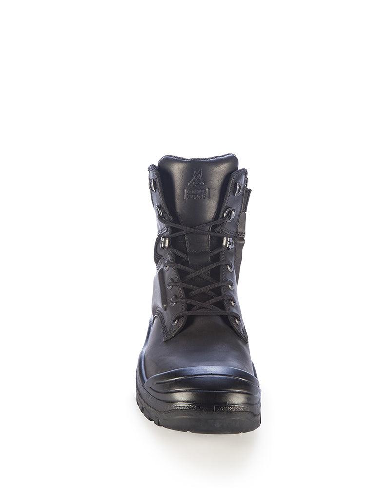 561 High Leg Zipsider boot with scuff cap - Black