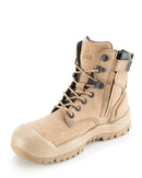 561 High Leg Zipsider boot with scuff cap - Stone
