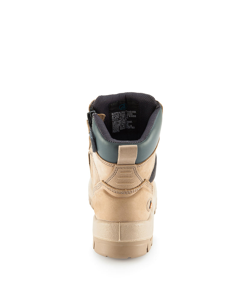 Mongrel 561 High Leg Zipsider boot with scuff cap Stone Buy Online