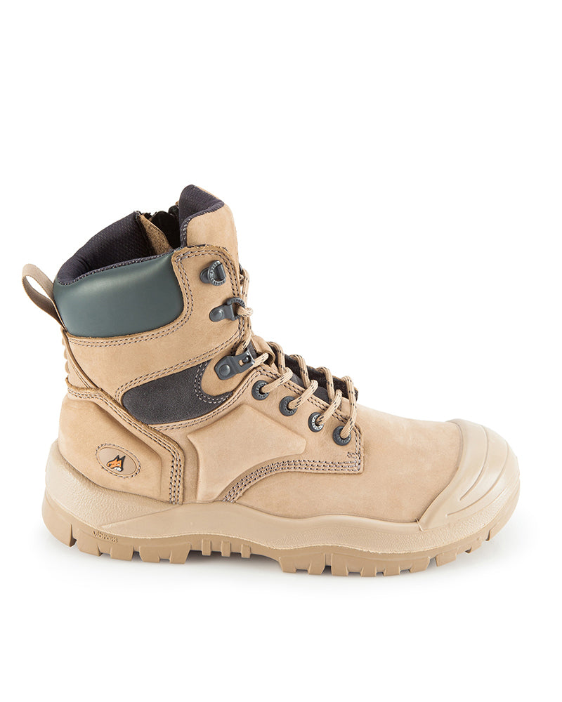 561 High Leg Zipsider boot with scuff cap - Stone