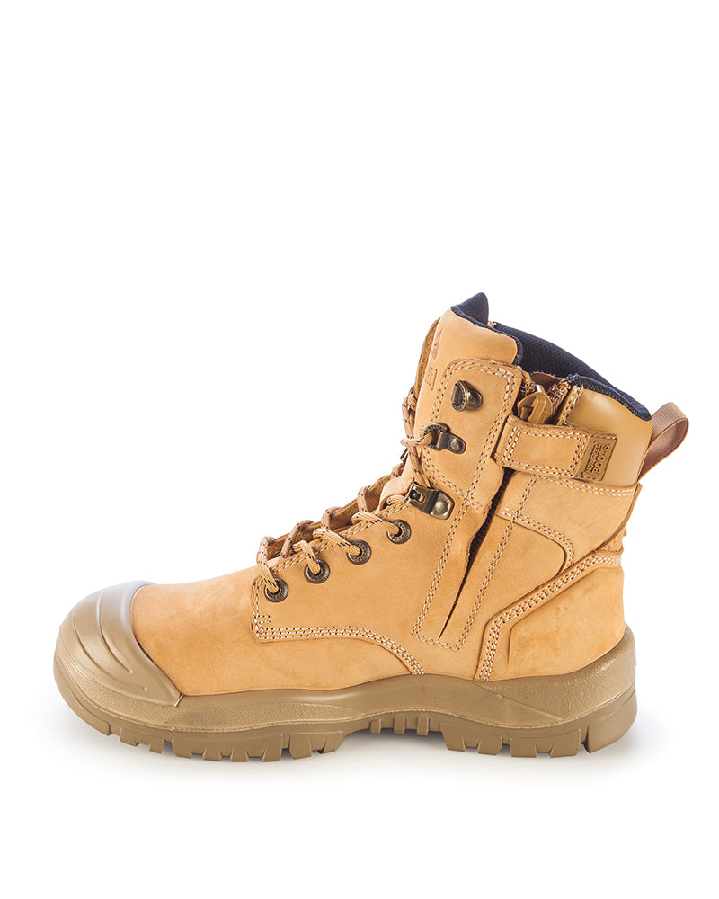 561 High Leg Zipsider boot with scuff cap - Wheat