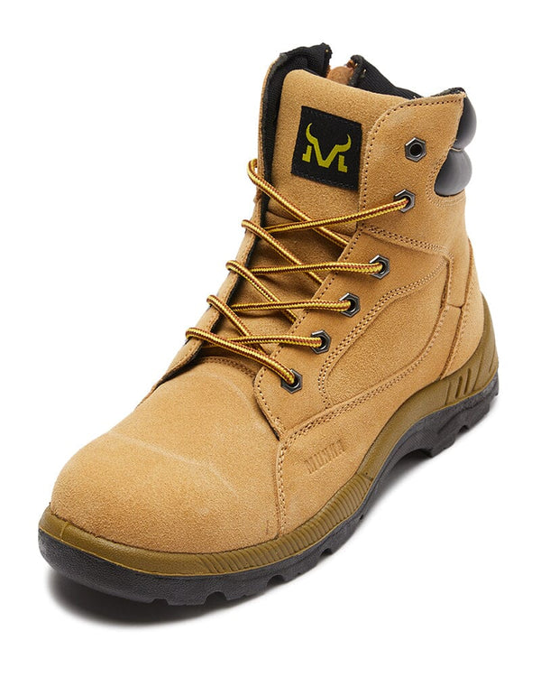 Girder Zip Safety Boot - Wheat