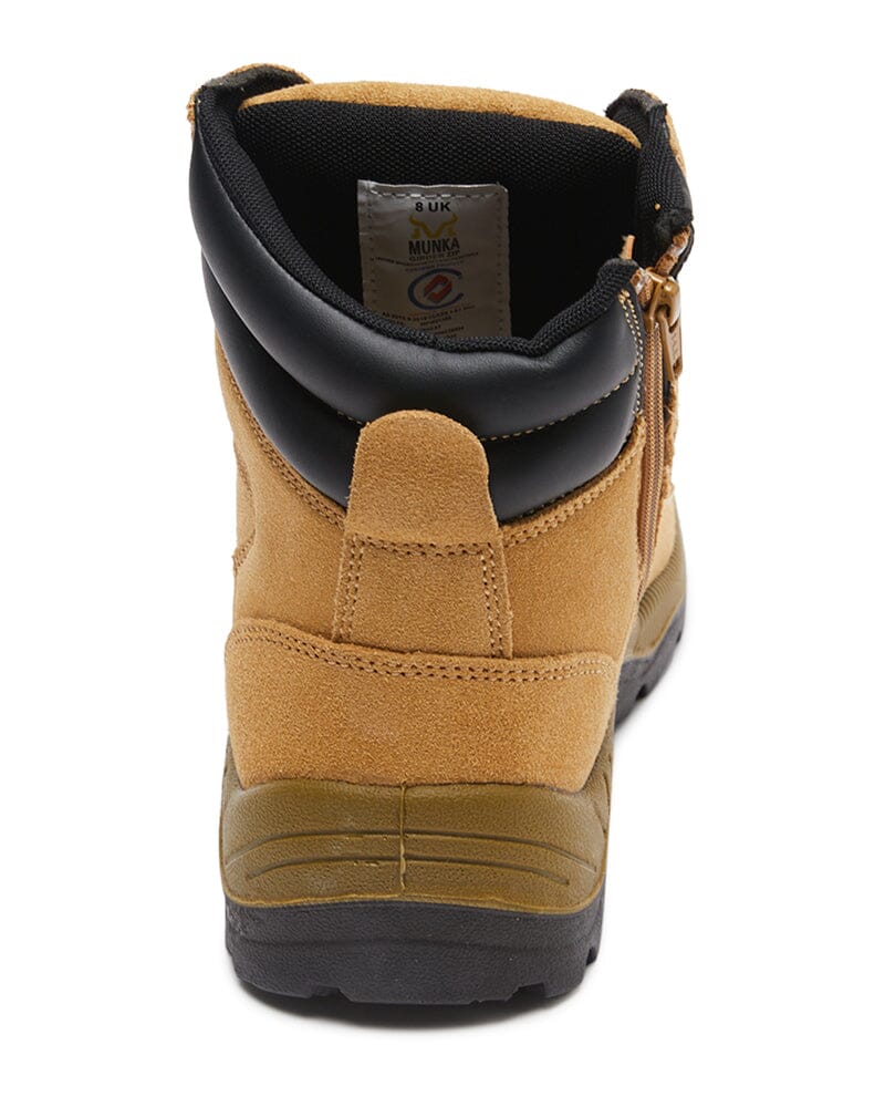 Girder Zip Safety Boot - Wheat