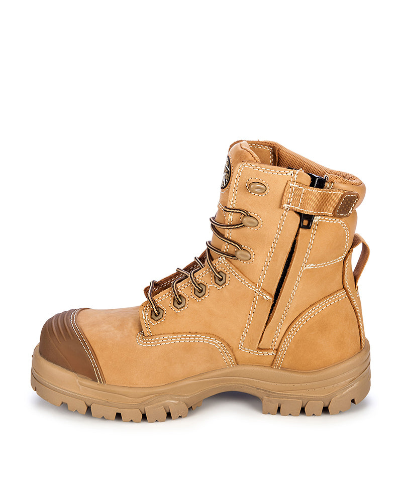 AT 45632z Composite Toe Zip Side Boot - Wheat