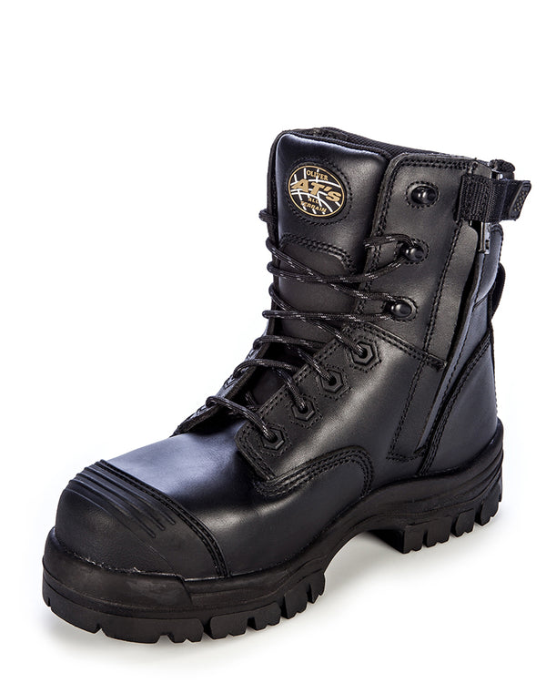 AT 45645z Composite Toe Zip Side Boot - Black