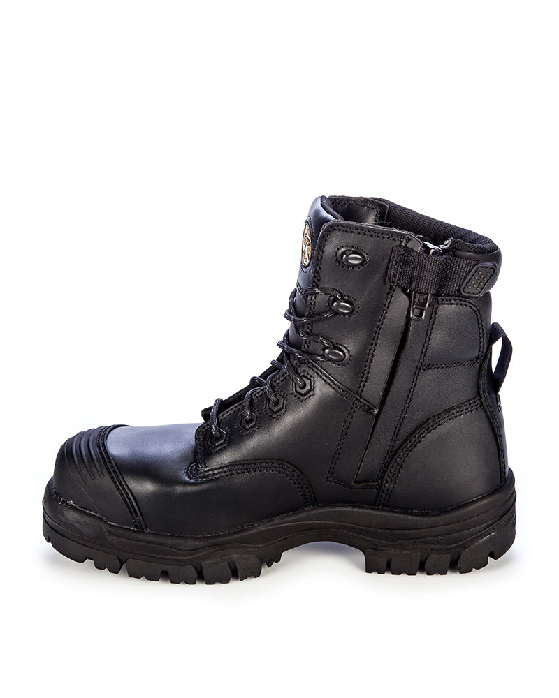 AT 45645z Composite Toe Zip Side Boot - Black