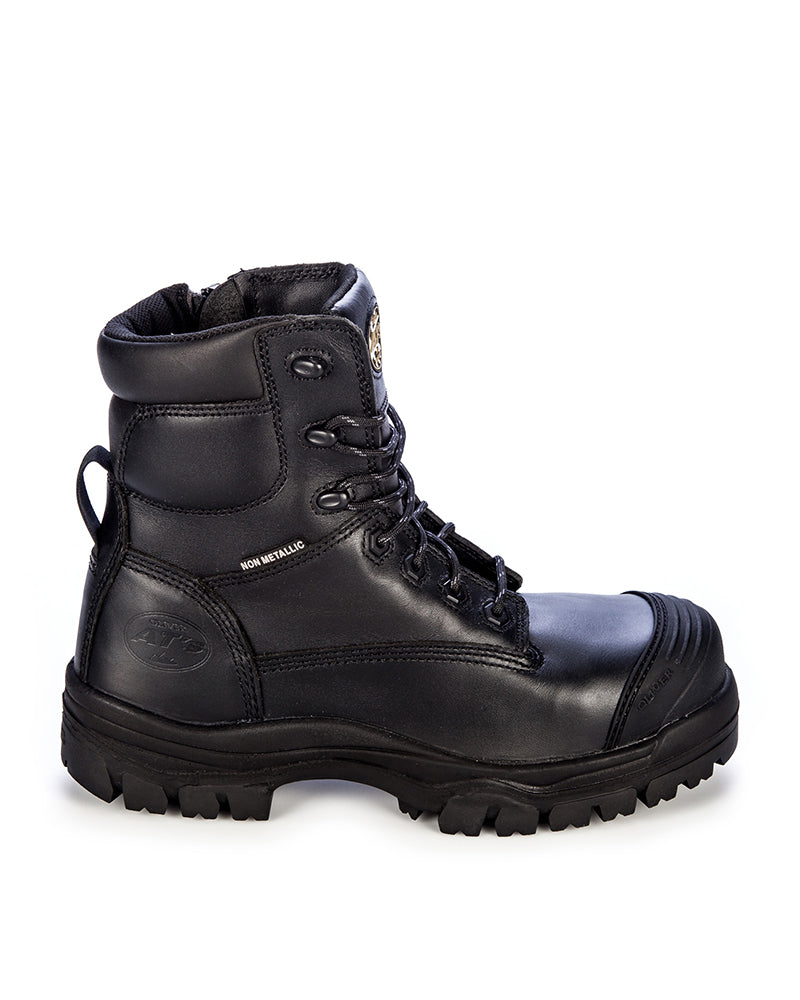 AT 45645z Composite Toe Zip Side Boot - Black