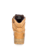 AT 55332Z Lace Up Zip Side Boot - Wheat