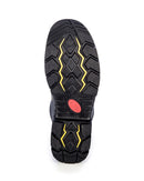 AT 55345Z Zip Side Lace Up Boot - Black