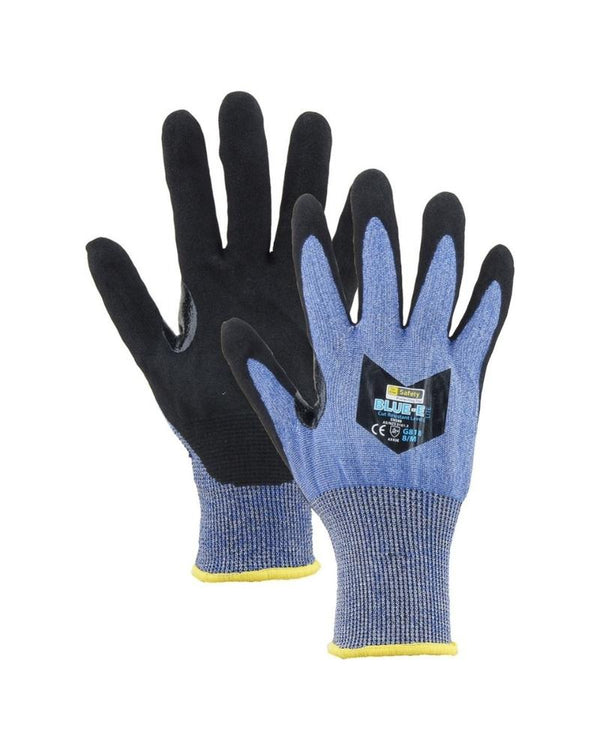 Blue E Gloves Cut Level 5 - Blue/Black