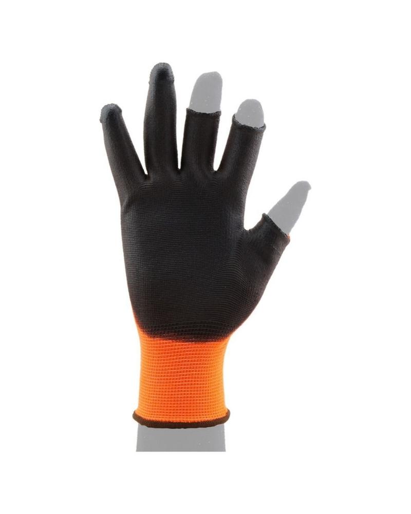On Site Safety Proximity Fingerless Gloves - Orange | Buy Online