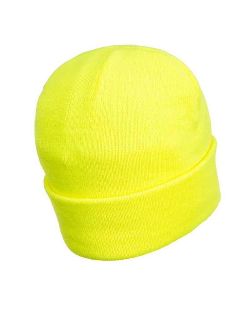 USB Rechargeable LED Light Beanie - Yellow
