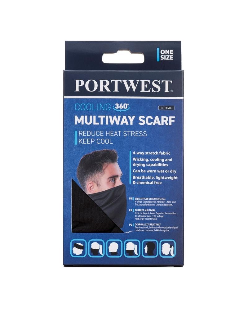 Cooling Multiway Scarf - Black