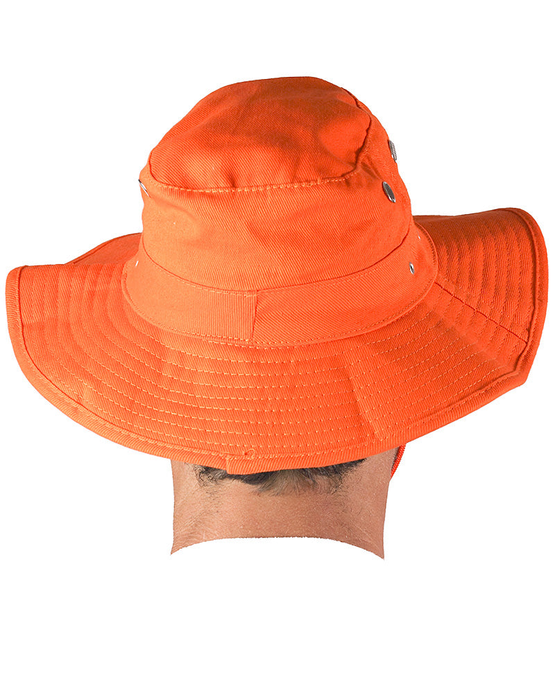 Wide Brim Hat Orange