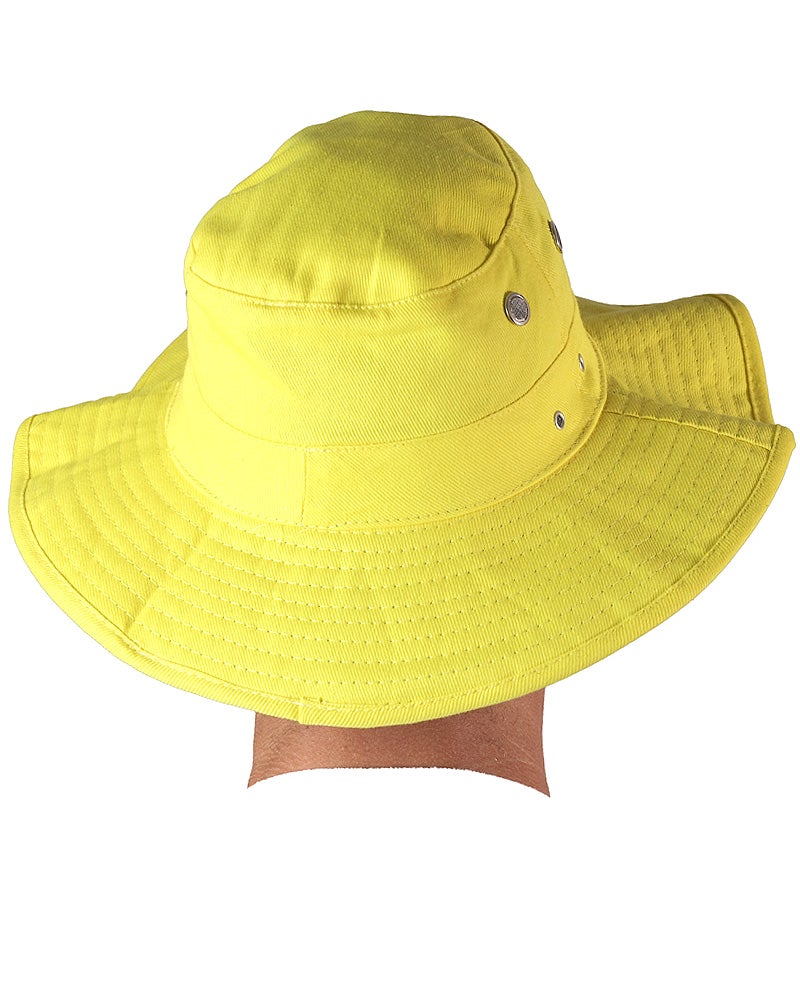 Wide Brim Hat - Yellow