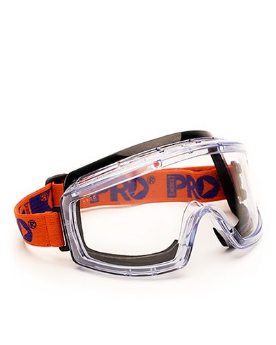 3700 Series Foam Bound Clear Googles - Clear