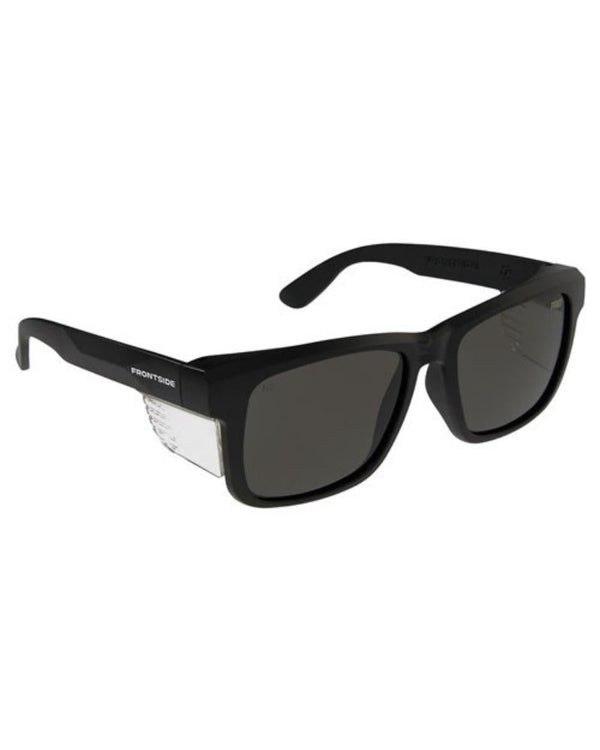 Frontside Safety Glasses Smoke Lens - Black