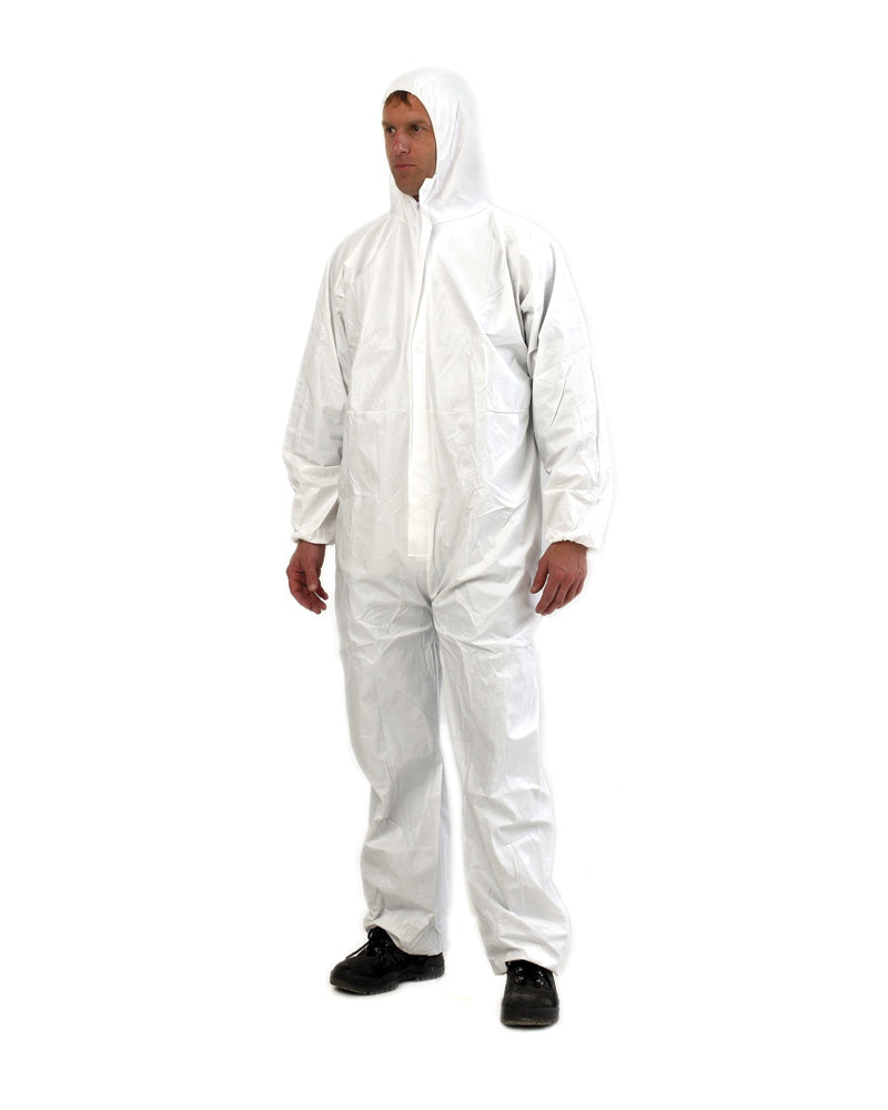 Disposable white overalls clearance