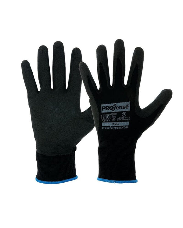 Stinga PVC Foam Glove - Black