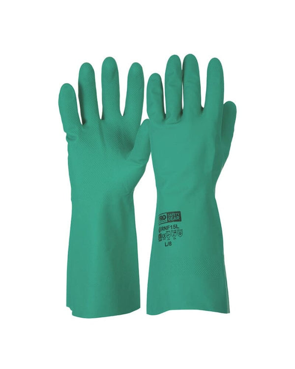 Nitrile Chemical Glove Short - Green
