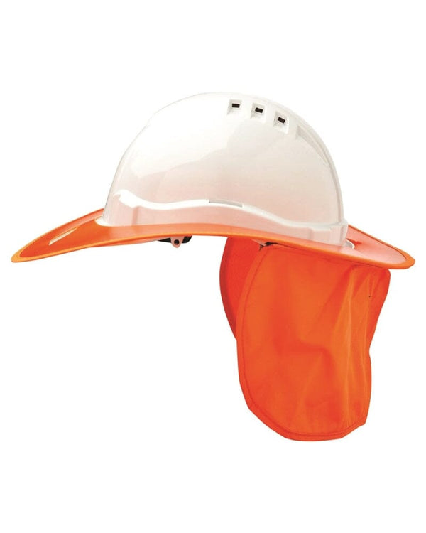 Hard Hat Brim Plastic - Orange