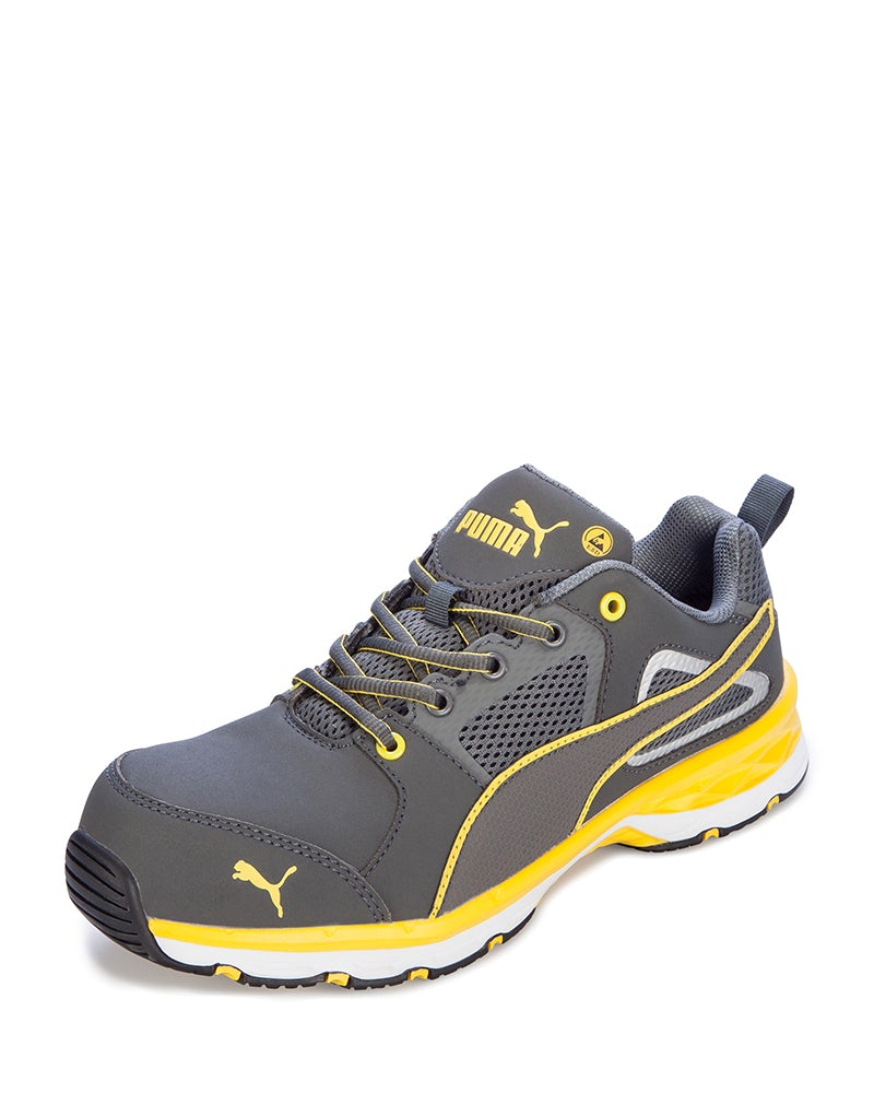 Puma Pace Safety Shoe Grey/Yellow Buy Online