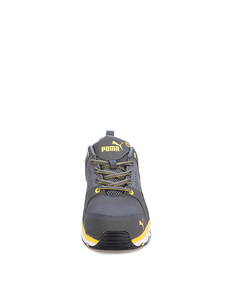 Puma Pace 2.0 Safety Shoe - Grey/Yellow | Buy Online