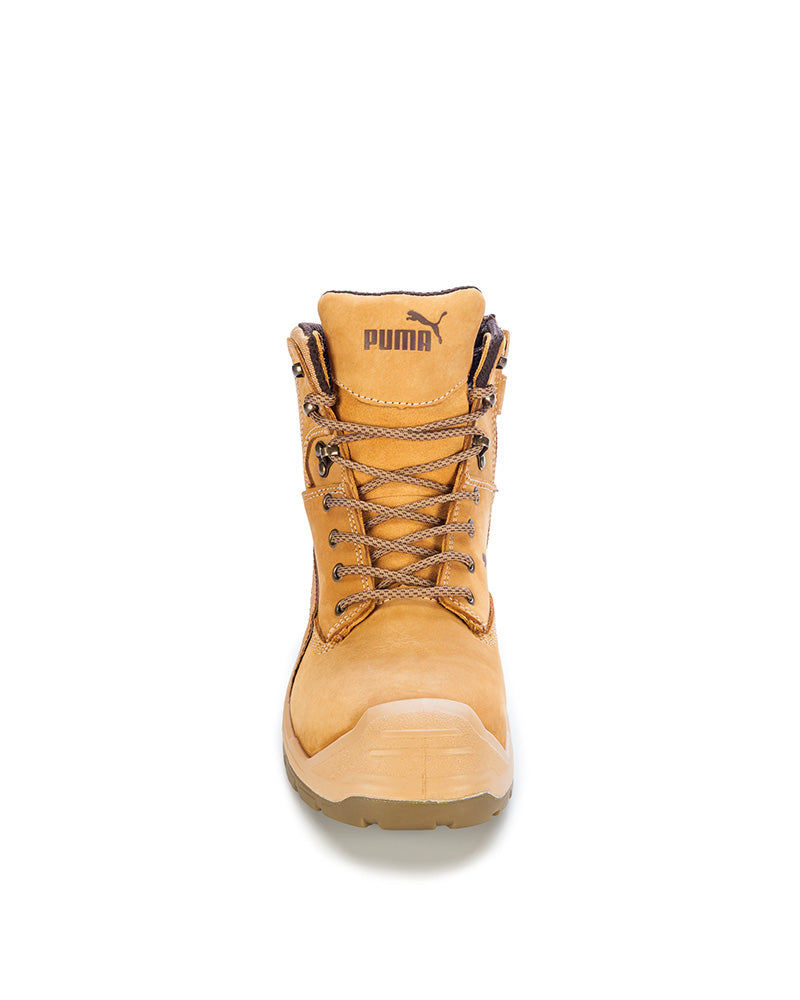 Ladies Conquest Waterproof Safety Boot - Wheat