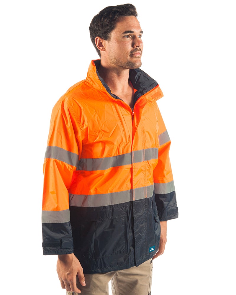 Northern Hi Vis Jacket - Orange/Navy