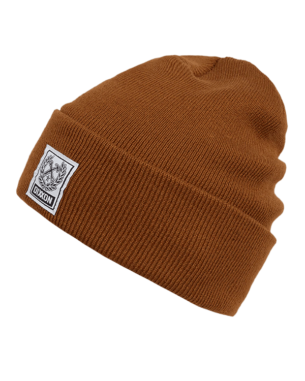 Ribbed Beanie - Brown