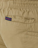 Light Weight Elastic Waist Utility Short - Khaki