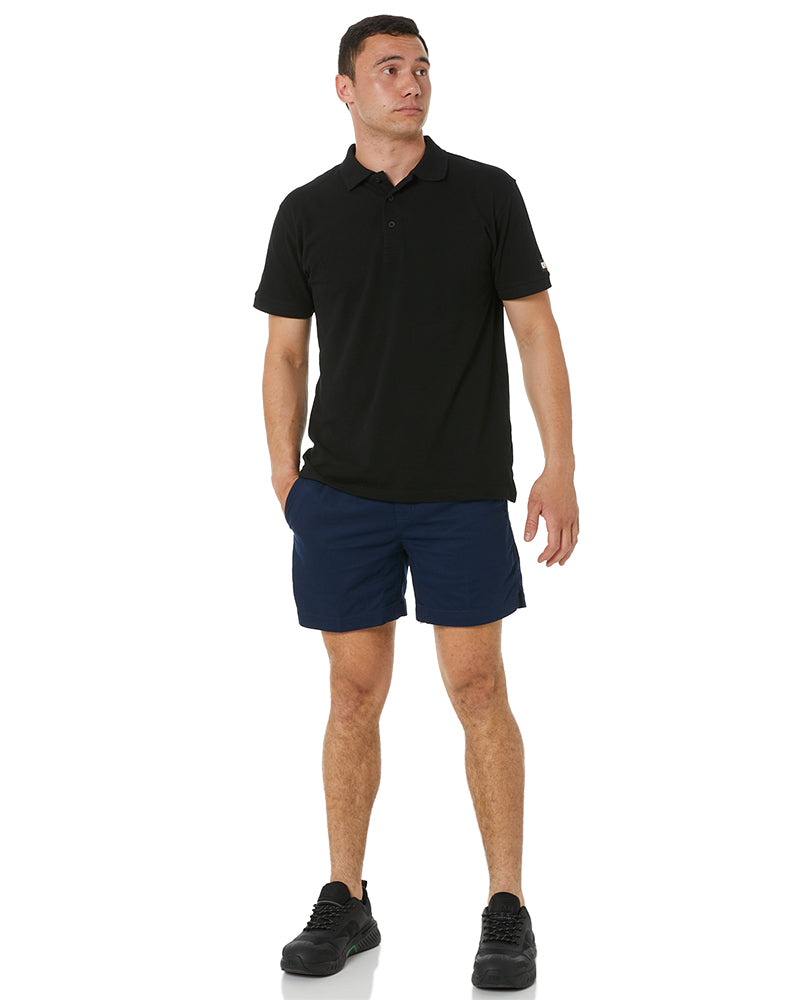 Light Weight Elastic Waist Utility Short - Navy