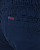Light Weight Elastic Waist Utility Short - Navy