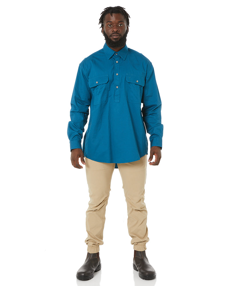 Closed Front Cotton Twill Shirt LS - Diesel