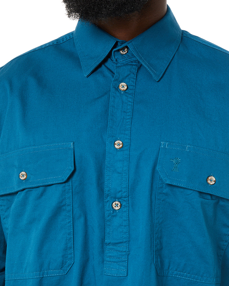 Closed Front Cotton Twill Shirt LS - Diesel