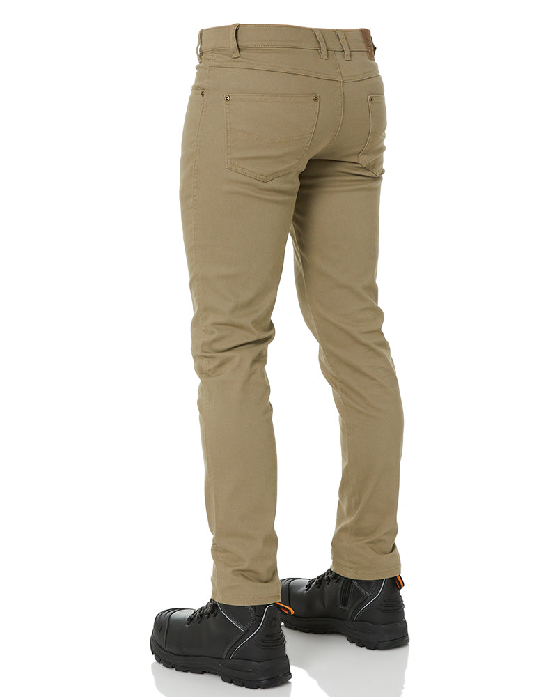 Cotton Stretch Jeans - Seagrass