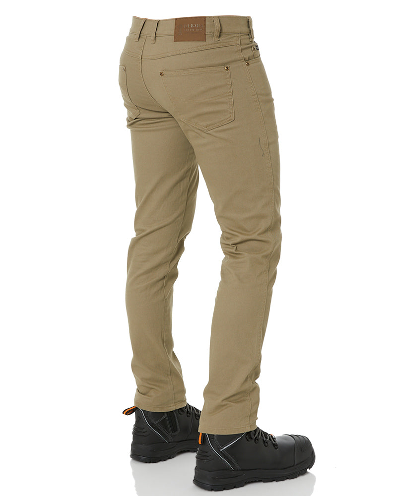 Cotton Stretch Jeans - Seagrass