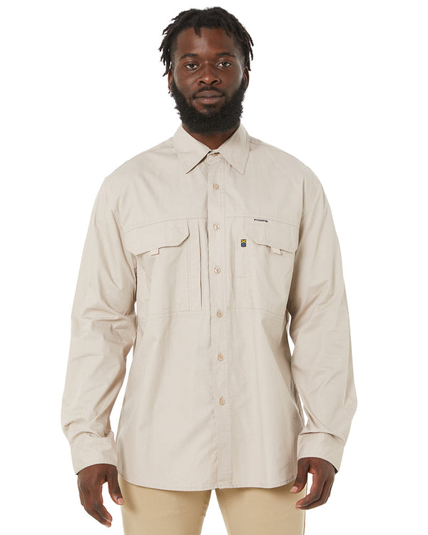 RMX Flexible Fit Utility LS Shirt - Clay