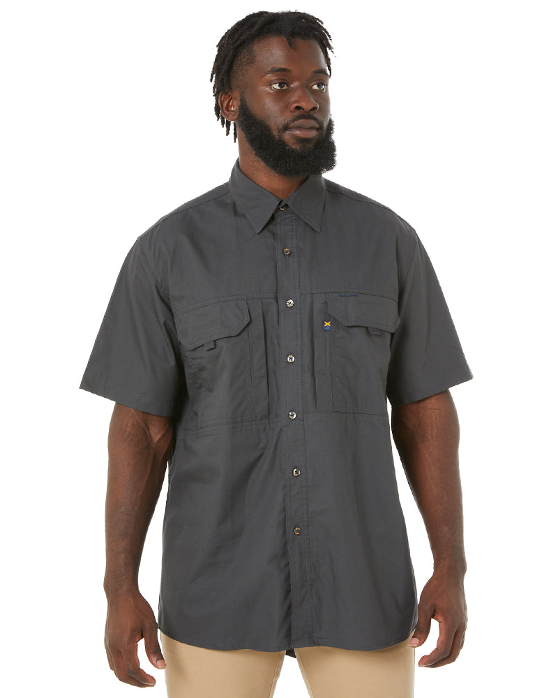 RMX Flexible Fit Utility SS Shirt - Charcoal