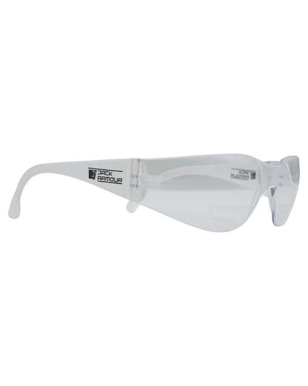Magnum Bifocal Safety Glasses +2.0 - Clear