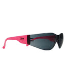 Cobra Safety Glasses - Smoke/Pink