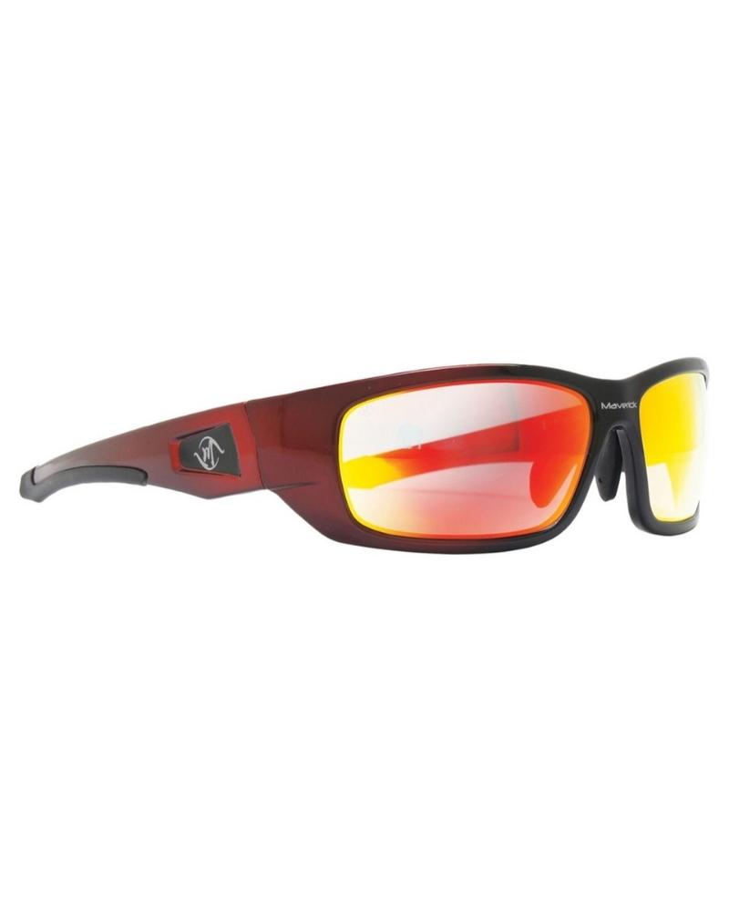 Maverick Safety Glasses - Black/Red